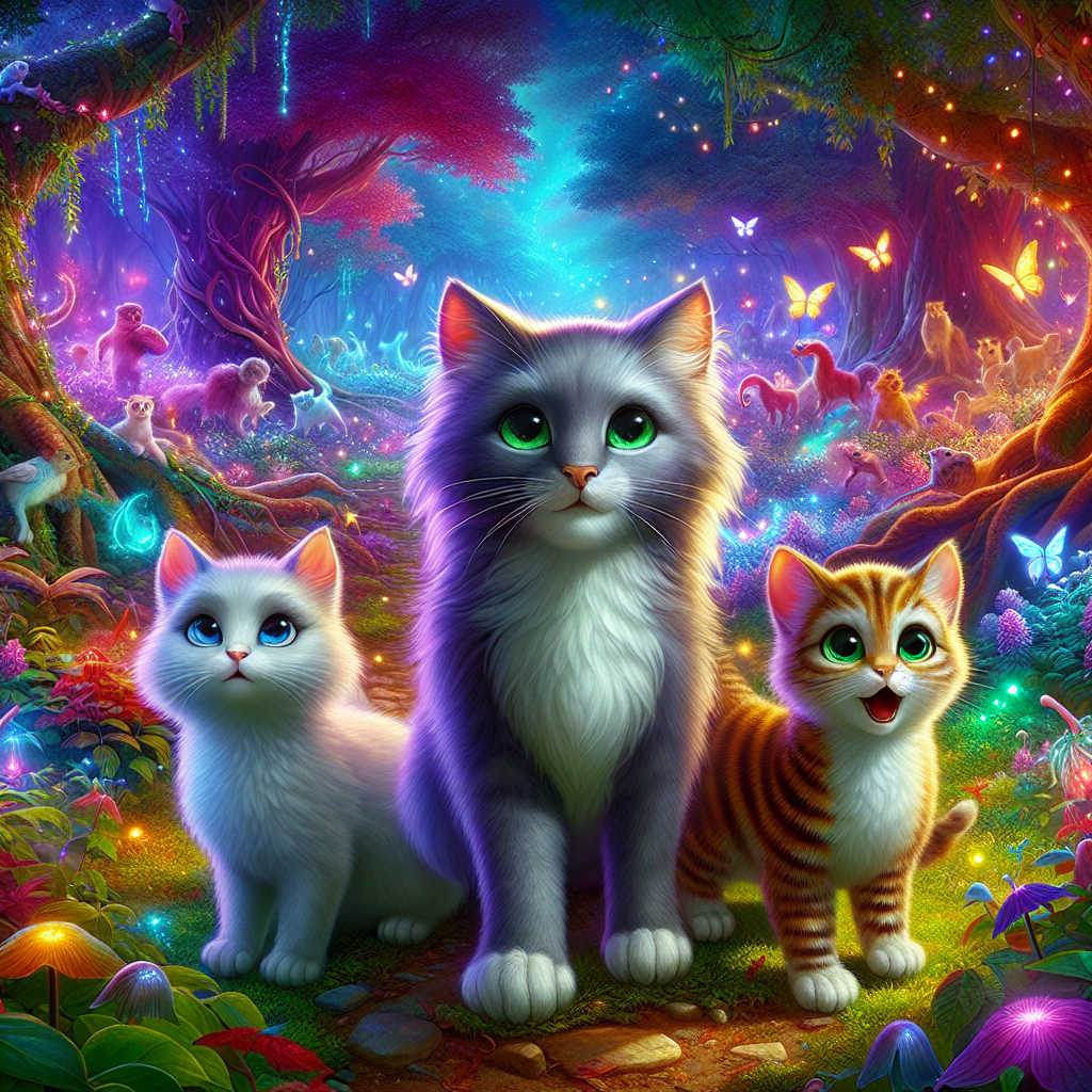 Старший кот и сестрички