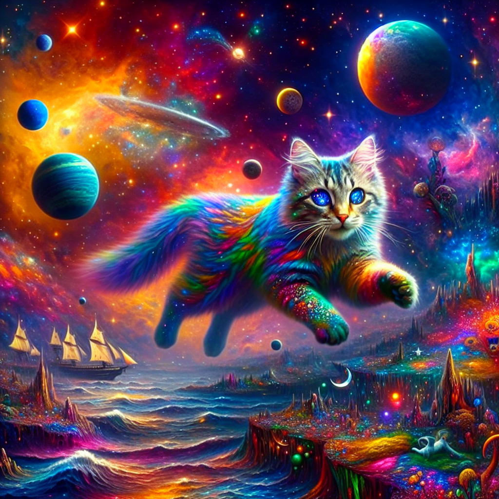 Космическое путешествие Звёздного Кота**

**