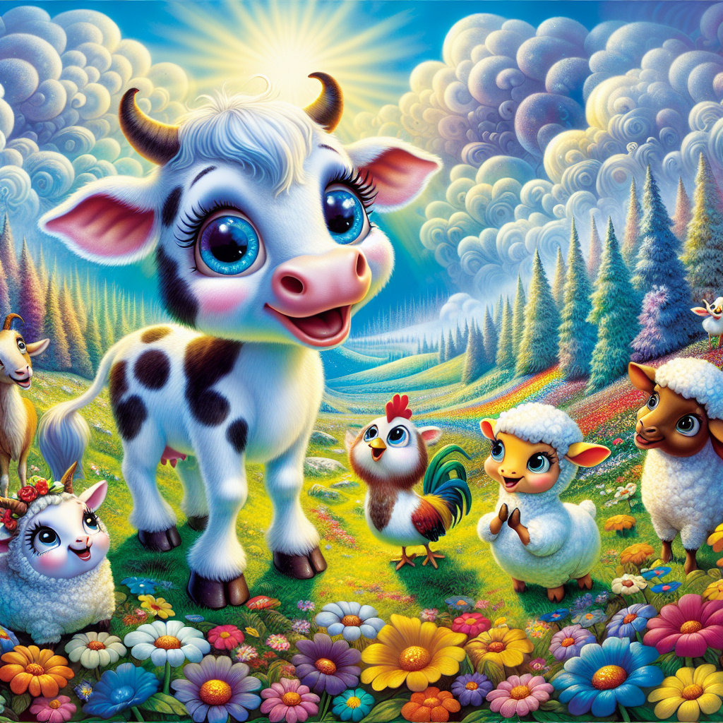 Коровье Приключение в Долине Солнечных Цветов**

**