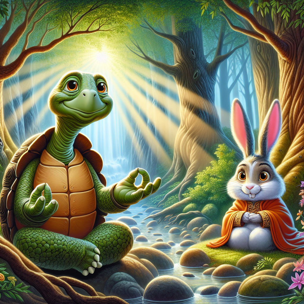Черепаха и Заяц: Путешествие к Дружбе